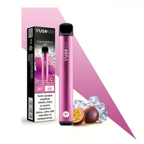 Vuse Go Passionfruit Ice jednor&aacute;zov&aacute; elektronick&aacute; cigareta (Chladiv&aacute; marakuja)
