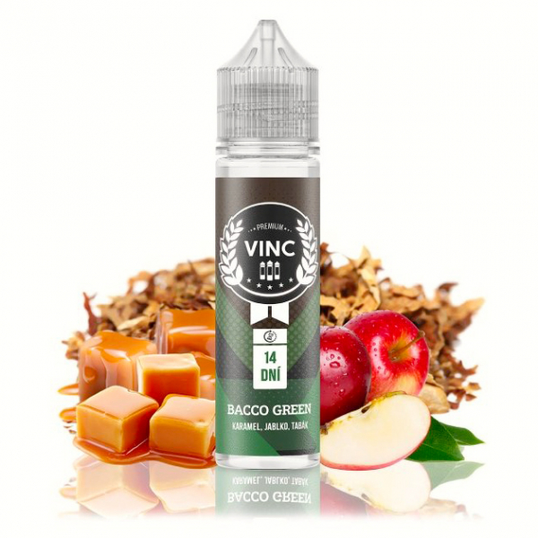 Příchuť Vinc Bacco Green - Mix tabáků, karamel, zelené jablko
