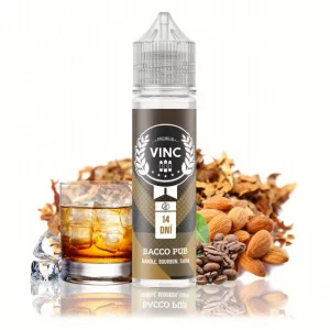 Příchuť VINC Bacco Pub - Tabák, espresso, mandle, bourbon (12 ml)