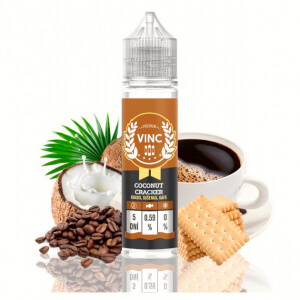 Příchuť VINC Coconut Cracker - Kokosová sušenka, káva