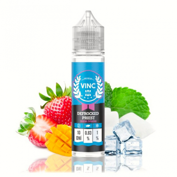 Příchuť VINC Defrocked Priest - Jahodová žvýkačka, mentol, coolada