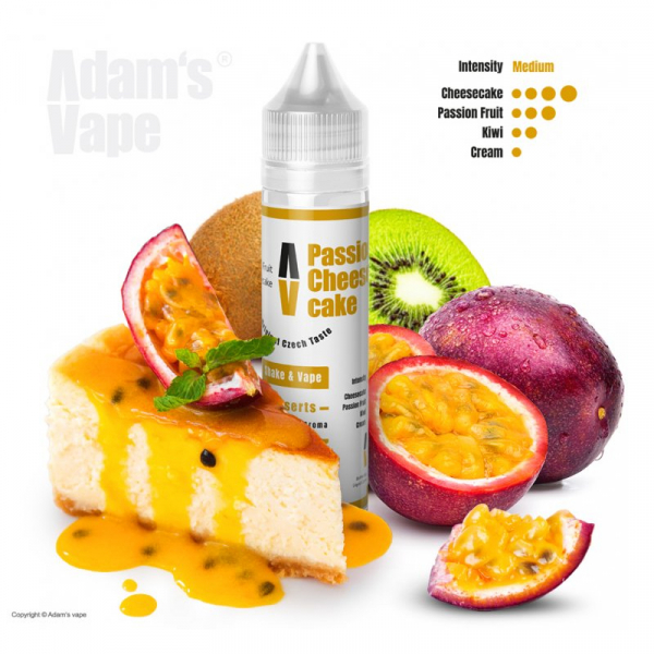 Příchuť Adam's Vape Passion Cheesecake - Cheesecake s tropickým ovocem