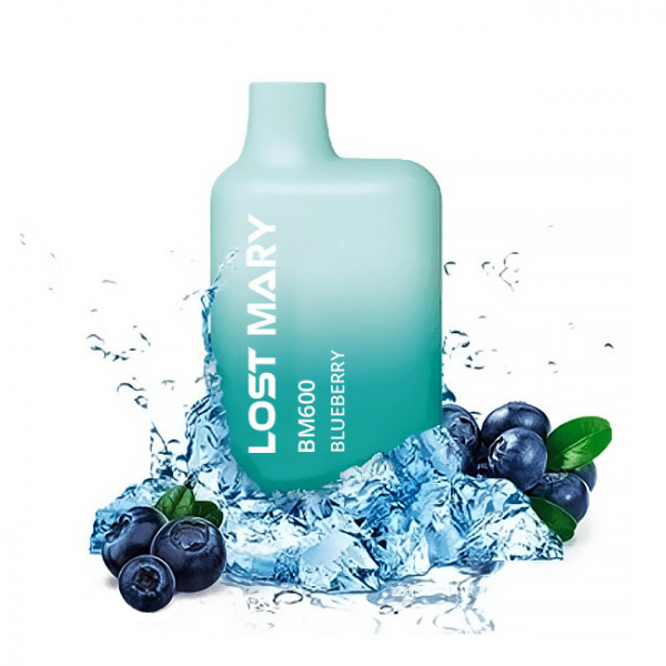 Elf Bar Lost Mary BM600 Blueberry jednor&aacute;zov&aacute; elektronick&aacute; cigareta - Borůvka