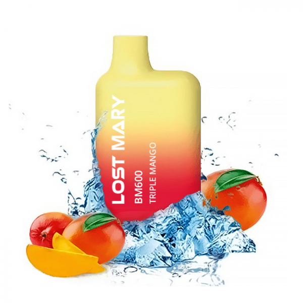 Elf Bar Lost Mary BM600 Triple Mango jednor&aacute;zov&aacute; elektronick&aacute; cigareta - Mango