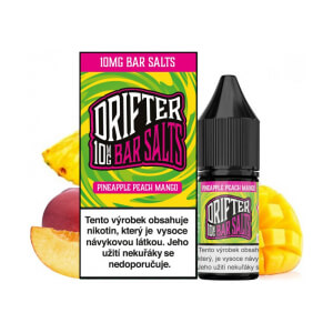 E-liquid Juice Sauz Drifter Bar Salts Pineapple Peach Mango - Ananas, broskev, mango (10 ml)