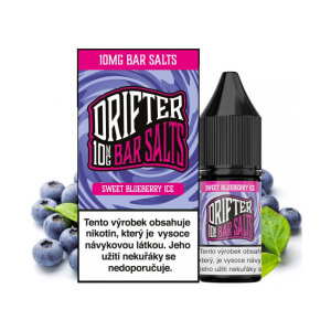 E-liquid Juice Sauz Drifter Bar Salts Sweet Blueberry ICE - Ledová borůvka (10 ml)