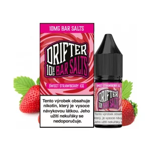 E-liquid Juice Sauz Drifter Bar Salts Sweet Strawberry ICE - Ledová jahoda