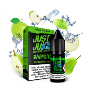 E-liquid Just Juice SALT Apple & Pear On Ice - Ledové jablko s hruškou (10 ml)
