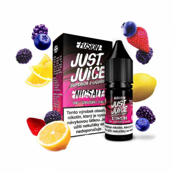 E-liquid Just Juice SALT Fusion Berry Burst & Lemonade - Lesní ovoce, citronáda (10 ml)