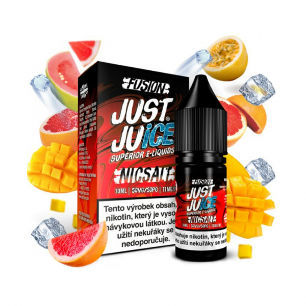 E-liquid Just Juice SALT Mango & Blood Orange On Ice - Mango, červený pomeranč (10 ml)
