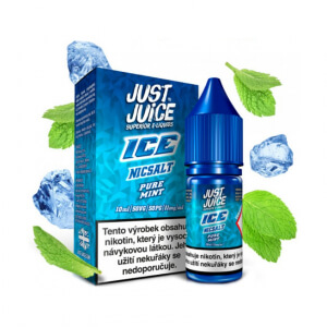 E-liquid Just Juice SALT ICE Pure Mint  - Máta s mentolem (10 ml)