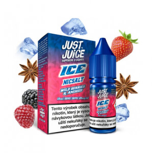E-liquid Just Juice SALT ICE Wild Berries & Aniseed - Lesní ovoce s anýzem (10 ml)