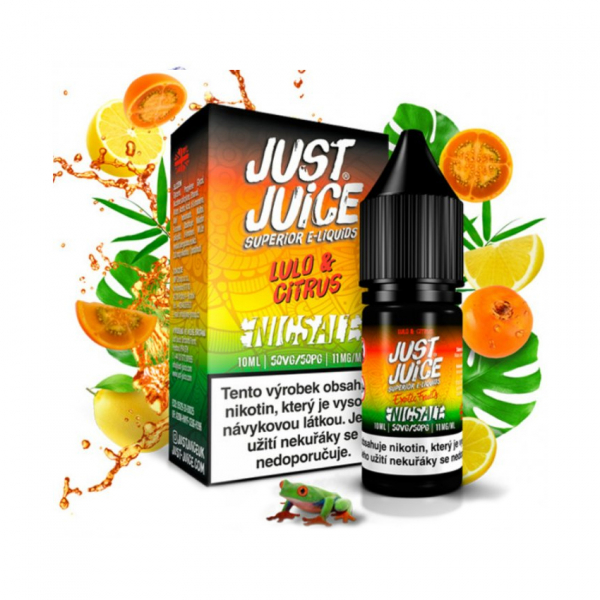 E-liquid Just Juice SALT Lulo & Citrus - Tropický lilek, citrusy (10 ml)