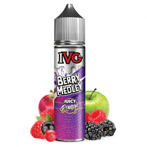 Příchuť IVG Berry Medley - Černý rybíz, malina, jablko (18 ml)