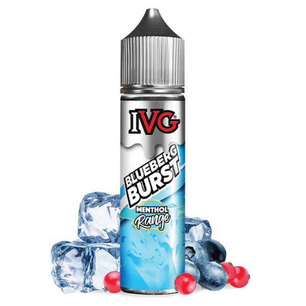 Příchuť IVG Blueberg Burst - Ledové bobule (18 ml)