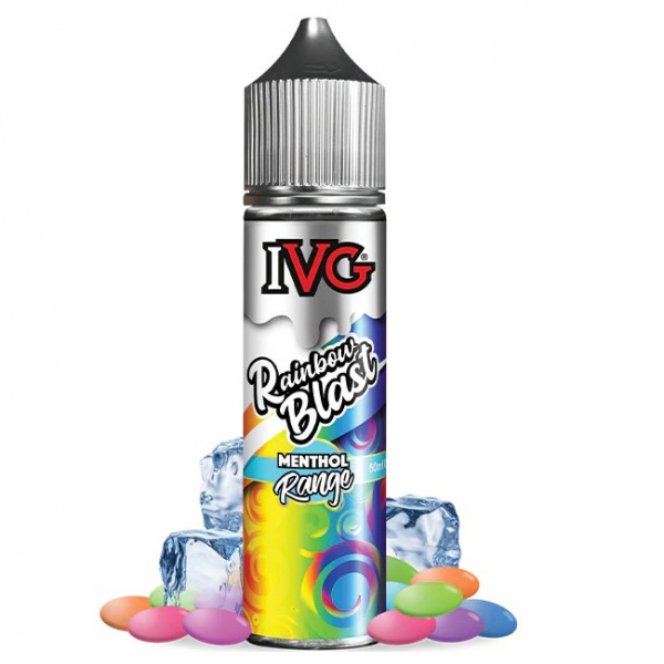 Příchuť IVG Rainbow Blast - Ovocné bonbóny s mentolem (18 ml)