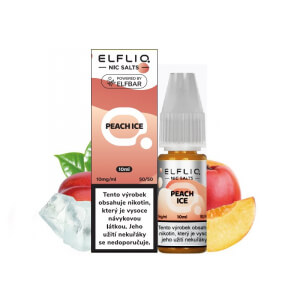 E-liquid ELF BAR ELFLIQ Nic SALT Peach Ice - Ledová broskev (10 ml)