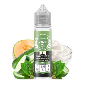 Příchuť VINC Saint Hell - Salátová okurka, cukrový meloun, máta