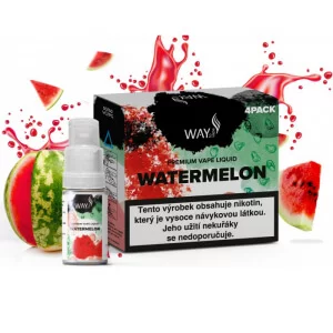 E-liquid WAY to Vape 4Pack Watermelon 4x10ml (Vodní meloun)