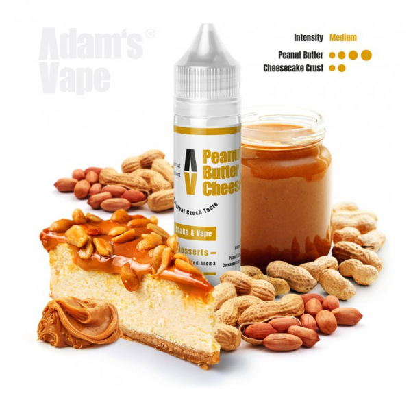 Příchuť Adam's Vape Peanut Butter Cheesecake - Cheesecake s arašídovým máslem