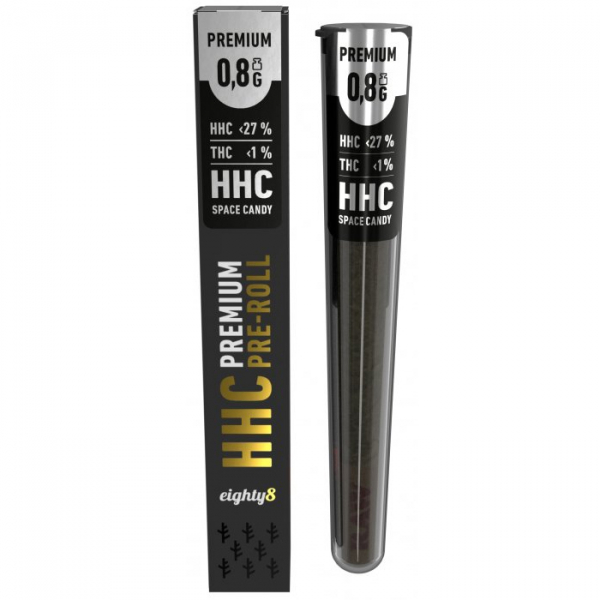 Eighty8 HHC Pre Rolls, 27% HHC Space Candy 0,8g