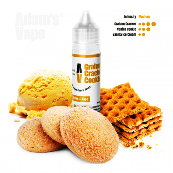 Příchuť Adam's Vape Shake and Vape Graham Cracker Cookie - Mix sušenek s vanilkovou zmrzlinou