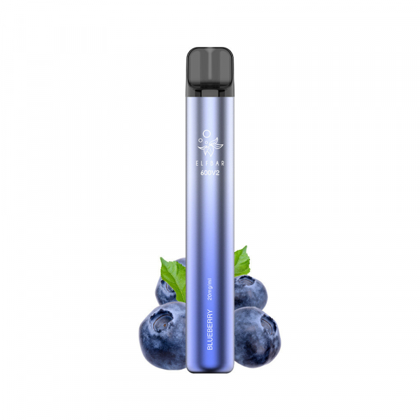 Elf Bar 600 V2 Blueberry jednorázová elektronická cigareta (Borůvka) 20 mg