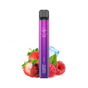 Elf Bar 600 V2 Strawberry Raspberry Cherry Ice jednorázová elektronická cigareta (Ledová jahoda, malina, třešeň) 20 mg