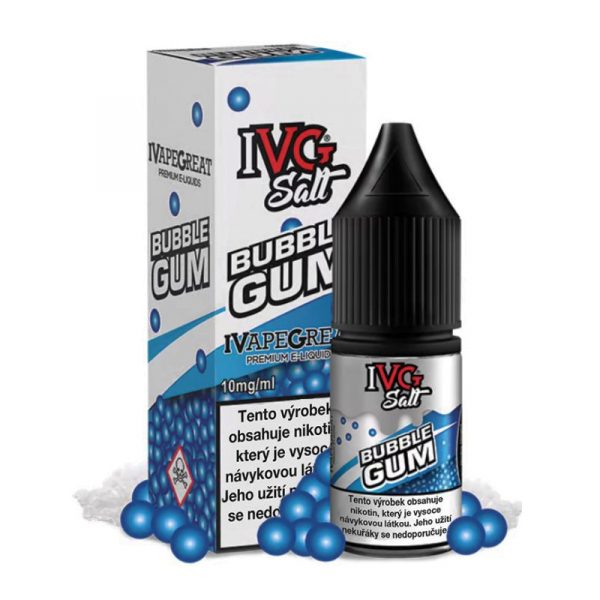 E-liquid IVG SALT Bubblegum - Ovocná žvýkačka (10 ml)