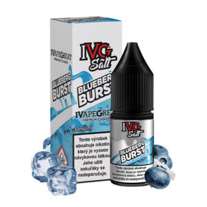 E-liquid IVG SALT Blueberg Burst - Ovocný mix s ledem (10 ml)