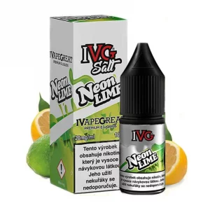 E-liquid IVG SALT Neon Lime - Limetka s citrónem (10 ml)