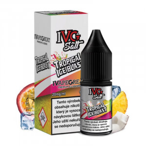 E-liquid IVG SALT Tropical Ice Blast - Ledové tropické ovoce (10 ml)