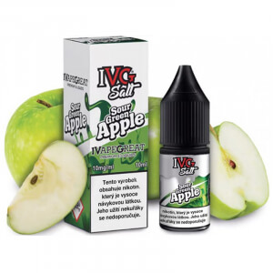 E-liquid IVG SALT Sour Green Apple - Kyselé jablko (10 ml)