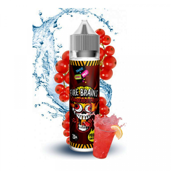 Příchuť Chill Pill Shake and Vape Fire Brains - Brusinky