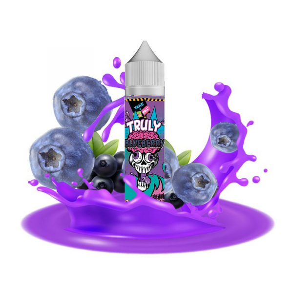 Příchuť Chill Pill Shake and Vape Truly Blueberry - Borůvka