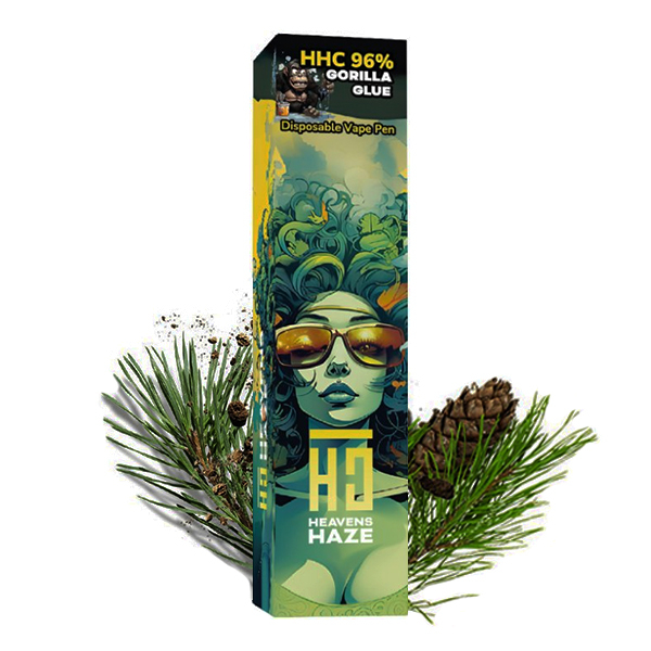 Vaporizační pero Heavens Haze 96% HHC Gorilla Glue