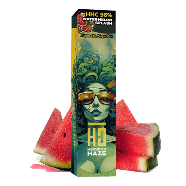 Heavens Haze HHC Cartridge, 96% HHC Watermelon Splash - Vodn meloun (1 ml)