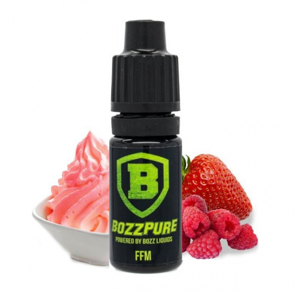 Příchuť Bozz Pure FFM - Jahodovo-malinový pudink (10 ml)