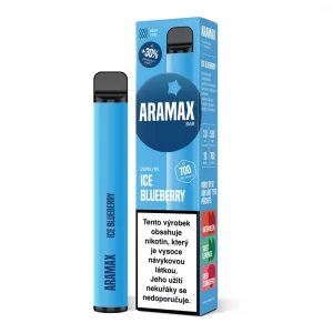 Aramax Bar 700 Ice Blueberry jednorázová elektronická cigareta (Ledová borůvka)