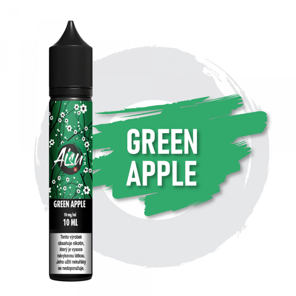 E-liquid ZAP! Juice Aisu Nic SALT Green Apple Ice - Ledové zelené jablko (10 ml)