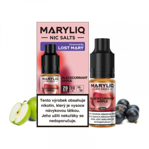 E-liquid MARYLIQ Nic SALT Blackcurrant Apple - Černý rybíz, jablko (10 ml)