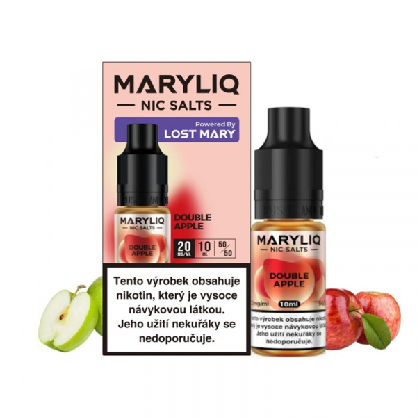 E-liquid MARYLIQ Nic SALT Double Apple - Sladkokyselé jablko (10 ml)