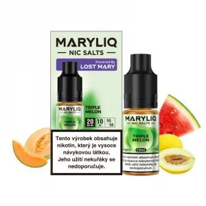 E-liquid MARYLIQ Nic SALT Triple Melon - Melounový mix (10 ml)