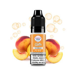 E-liquid Dinner Lady Nic SALT Peach Bubblegum - Broskvová žvýkačka (10 ml)