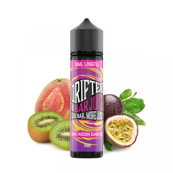 Příchuť Drifter Bar Juice Kiwi Passion Guava - Kiwi, marakuja, guava (16 ml)