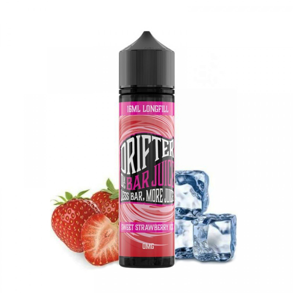 Příchuť Drifter Bar Juice Sweet Strawberry ICE - Ledová jahoda (16 ml)