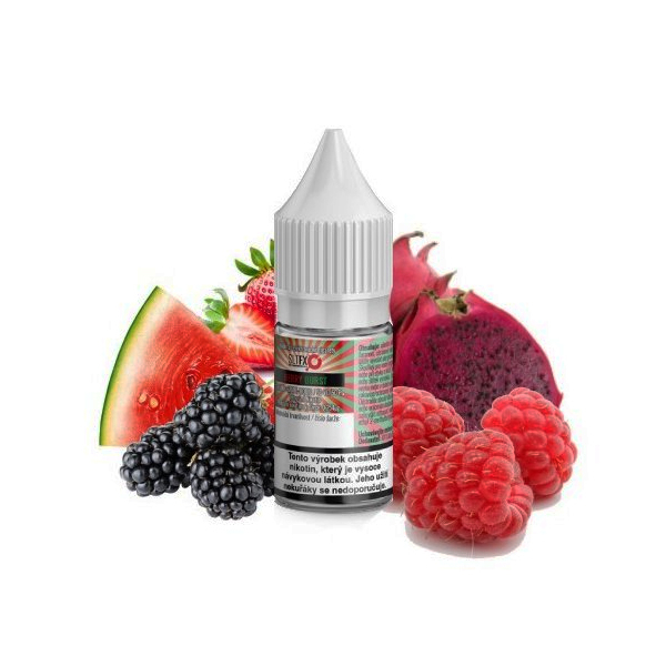 E-Liquid PJ Empire Nic Salt Berry Burst - Dračí ovoce, pitaya, ostružina, jahoda (10 ml)