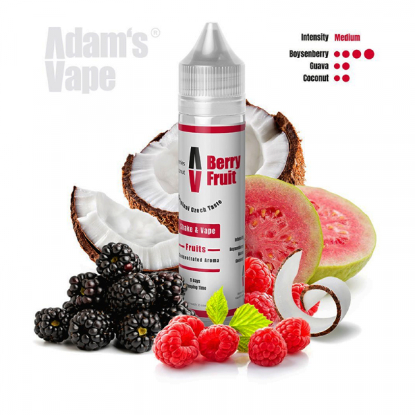 Příchuť Adam's Vape Berry Fruit - Malinoostružina, kokos, guava