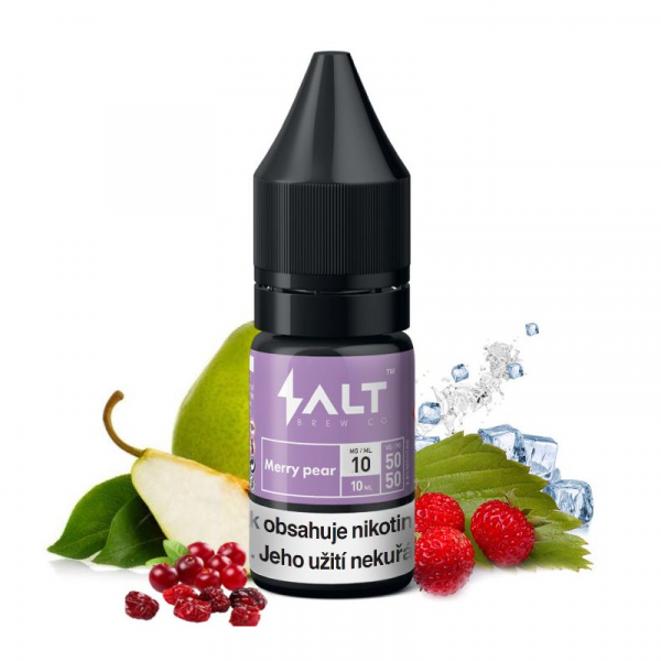 E-liquid ProVape Salt Brew Co Merry Pear - Ledová hruška, jahoda (10 ml)