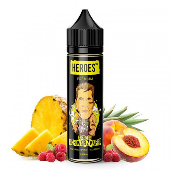 Příchuť ProVape Heroes Arnold Schwarzvaper - Ananas, broskev, malina (20 ml)